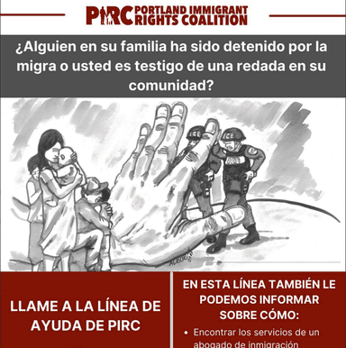 A preview image of the Folleto de la línea directa file